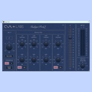 CVA Labs「Indigo PreQ」4000 Eシリーズコンソールをモチーフにしたプリアンプ＆4バンドEQ搭載のVST3チャンネルストリップ｜DTMプラグインセール