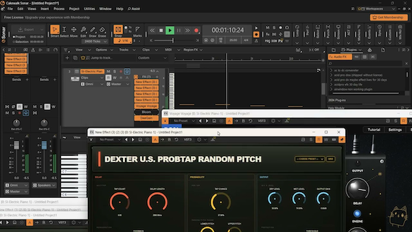 Dexter U.S.「Dexter U.S. Glitch Pack VSTs」ラチェット風ディレイやランダムピッチを搭載した4種類のグリッチエフェクト｜DTMプラグインセール