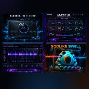 Godlike Loops「GODLIKE Ultimate Producer Bundle」4種類の高機能プラグインと32種類のサンプルパックを収録した、ヒップホップ・トラップ制作に役立つオールインワン音楽制作バンドル｜DTMプラグインセール