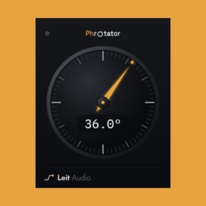 Leit Audio「Phrotator」マルチマイク録音の位相を0〜360°で細かく調整し、音のまとまりや定位を改善できるフェーズローテータープラグイン｜DTMプラグインセール