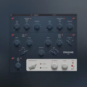 AIR Music Technology「Stereophonic EQP」Pultecスタイルの音楽的なEQカーブにMid/Side処理やTube Warmthを搭載し、ミックスからマスタリングまで幅広く活躍するEQプラグイン｜DTMプラグインセール