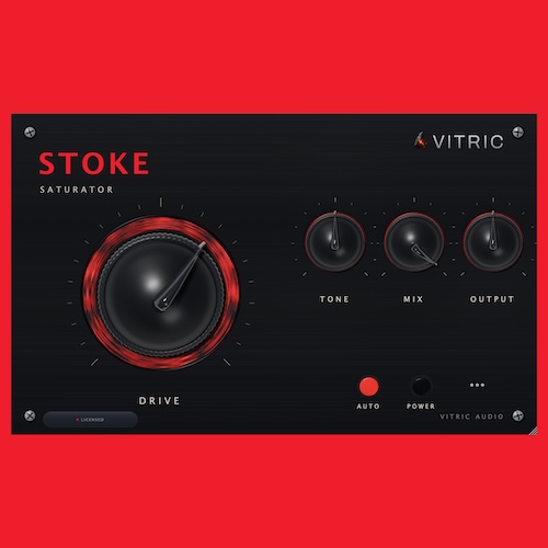 Vitric Audio「Stoke Saturator」低域やパンチ感を保ったまま自然な倍音を加えられるアナログスタイルのサチュレーション｜DTMプラグインセール