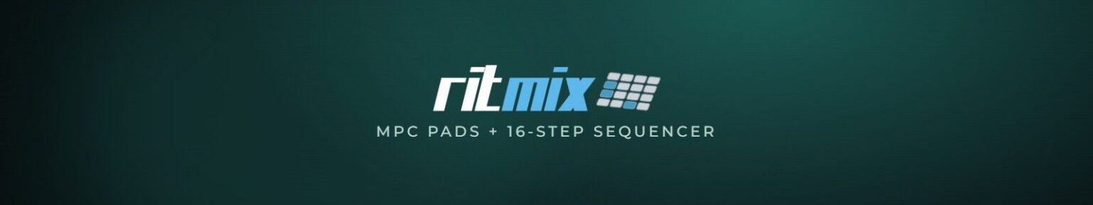 SoundBridge「RitMix: Drum Machine」16個のMPCスタイルパッドと16ステップシーケンサーを搭載し、ビート制作から音作り・ミックスまで1つで完結できるオールインワンドラムマシンプラグイン｜DTMプラグインセール