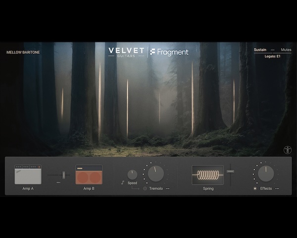 e-instruments「Velvet Guitars Fragment」暖かく空気感のあるバリトンギターサウンドに加え、実機アンプやリアルなスプリングリバーブを収録したKontakt音源｜DTMプラグインセール