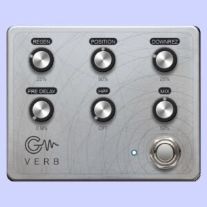 Air-G Audio「Air-G Verb Pedal」シンプルな操作で自然な奥行きと空間を演出できる、Airwindowsベースのホールリバーブプラグイン｜DTMプラグインセール