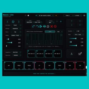 Dystopian Waves「Noesis Intelligent Harmony Generator Lite」ジャンルに合わせたコード進行を手軽に作成できる無料のコード生成プラグイン｜DTMプラグインセール