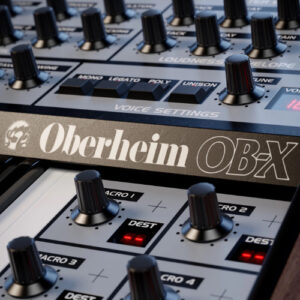 GForce「Oberheim OB-X」80年代を象徴する名機のトーンとキャラクターを継承し、X-ModifierやMacros、Arpeggiator、Chord Modeを追加した公式エンドース・ソフトシンセ｜DTMプラグインセール