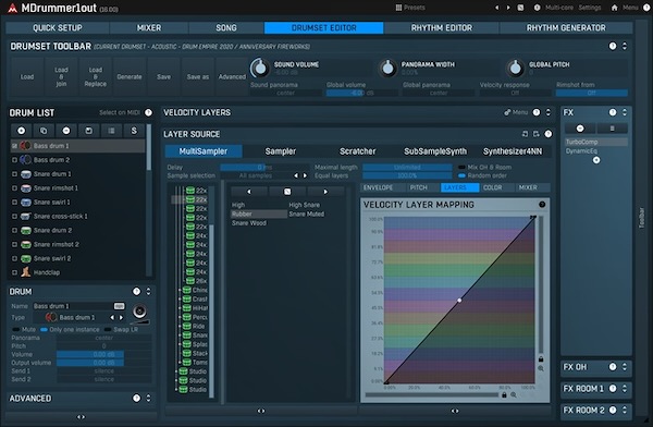 MeldaProduction「MDrummer」欲しいのはドラム音色ではなく、曲を理解してイントロ、グルーヴ、フィルまで演奏してくれるドラマー！リズム生成、演奏コントロール、サンプル解析、ドラムセット自動生成を融合した高機能バーチャルドラマー＆ドラムマシン｜DTMプラグインセール