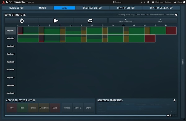 MeldaProduction「MDrummer」欲しいのはドラム音色ではなく、曲を理解してイントロ、グルーヴ、フィルまで演奏してくれるドラマー！リズム生成、演奏コントロール、サンプル解析、ドラムセット自動生成を融合した高機能バーチャルドラマー＆ドラムマシン｜DTMプラグインセール