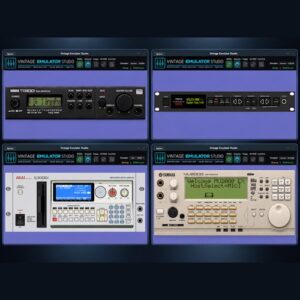 Autodafe「Vintage Emulator Studio」MAMEでエミュレートされたビンテージシンセサイザー・サンプラー・ドラムマシンをDAWやMIDIキーボードで演奏できる音楽制作ソフト｜DTMプラグインセール