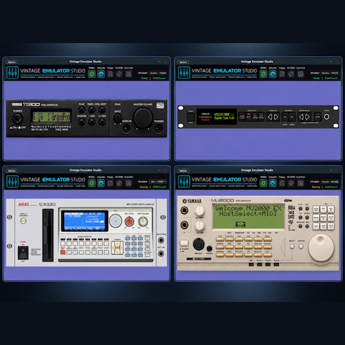 Autodafe「Vintage Emulator Studio」MAMEでエミュレートされたビンテージシンセサイザー・サンプラー・ドラムマシンをDAWやMIDIキーボードで演奏できる音楽制作ソフト｜DTMプラグインセール