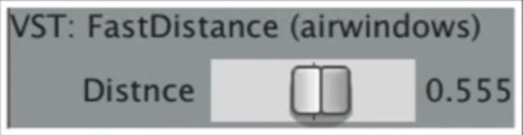 Airwindows「FastDistance」遠くで鳴っているような自然な距離感と空気感を超軽量処理で再現できるローパスフィルタープラグイン｜DTMプラグインセール