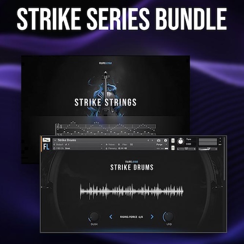 Filipe Leitao「Strike Series Bundle」複雑なオーケストラの打ち込みを減らし、コード演奏だけで本格的なシネマティックアレンジを素早く作成できる音源バンドル｜DTMプラグインセール
