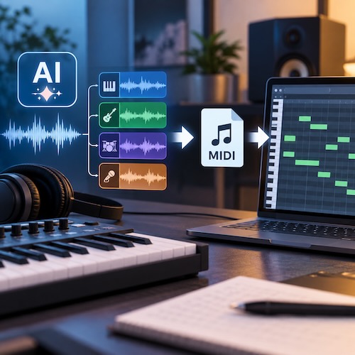 AI曲のステムをMIDIに変換する方法｜無料ツールで初心者でも簡単