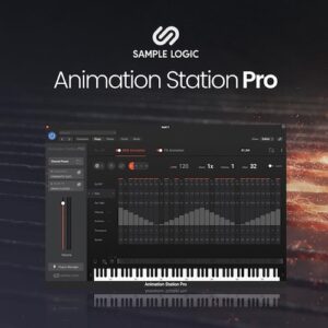 Sample Logic「Animation Station PRO」手持ちのVST・AUソフト音源にアルペジオやモジュレーションを加え、動きのあるサウンドへ進化させるMIDIアニメーションツール｜DTMプラグインセール