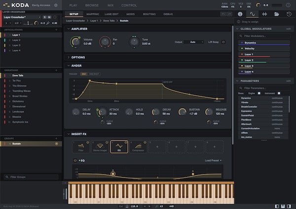KODA Sampler「KODA」プログラミング不要で本格的なサンプルライブラリを制作できるノーコード対応サンプラー|DTMプラグインセール