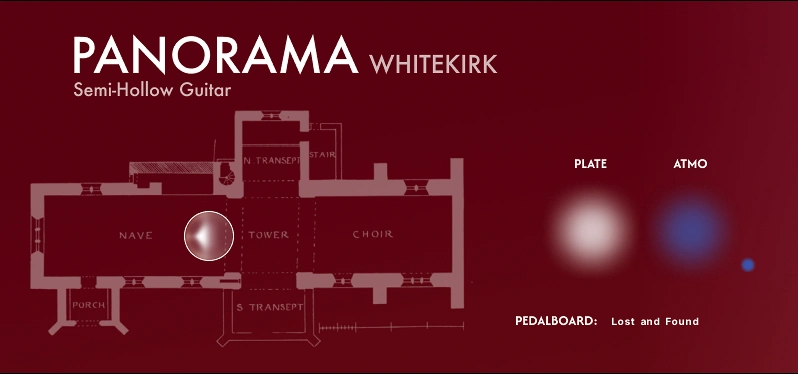 Sonora Cinematic「Panorama Whitekirk」エレクトリックギターとセミホロウギターを歴史ある教会で収録し、自然な残響とシネマティックな空間表現を実現したギター音源|DTMプラグインセール