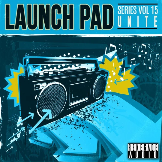 Renegade Audio「Launch Pad Series Vol 15 - Unite」126BPM・F#マイナーで統一されたReggae・Steppers・Dub向けループパック｜DTMプラグインセール