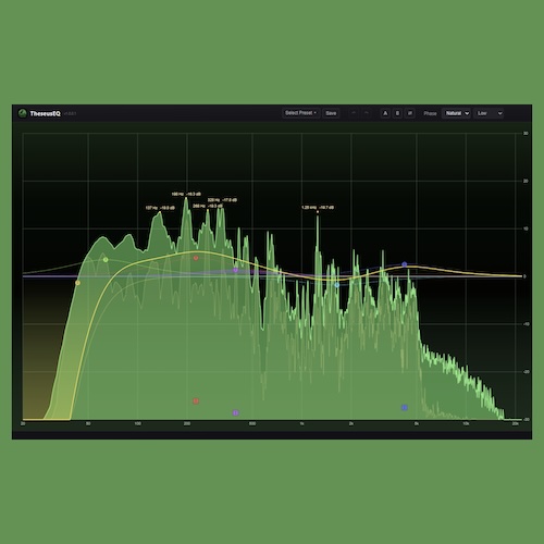 TheseusDSP「TheseusEQ」全24バンドでダイナミックEQを使える高機能パラメトリックEQ｜DTMプラグインセール