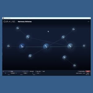 CVA Labs「Harmony Universe」コード進行や機能和声を3Dコンステレーションで視覚化できる無料VST3 MIDIインストゥルメント｜DTMプラグインセール