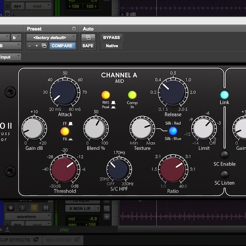 Rupert Neve Designs「Portico II: Master Buss Processor」コンプレッサーで音圧を整え、Silkで倍音を加え、SFEでステレオ空間までデザインする2-busプロセッサー|DTMプラグインセール