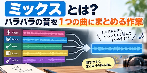 AI曲の編集を仕上げる方法|音量を整えて1つの曲に書き出そう【ミックス作業】