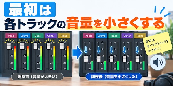 AI曲の編集を仕上げる方法|音量を整えて1つの曲に書き出そう【ミックス作業】