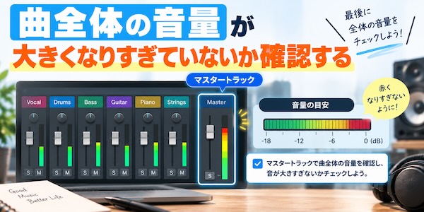 AI曲の編集を仕上げる方法|音量を整えて1つの曲に書き出そう【ミックス作業】