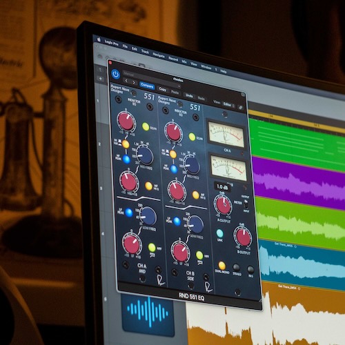 Rupert Neve Designs「551 Inductor EQ」太く力強いロー、音楽的なミッド、甘く滑らかなハイ!Shelford Channel譲りの3バンドEQとInductor、Transformer、Class-A Gain Blockを精密モデリングしたアナログEQプラグイン|DTMプラグインセール