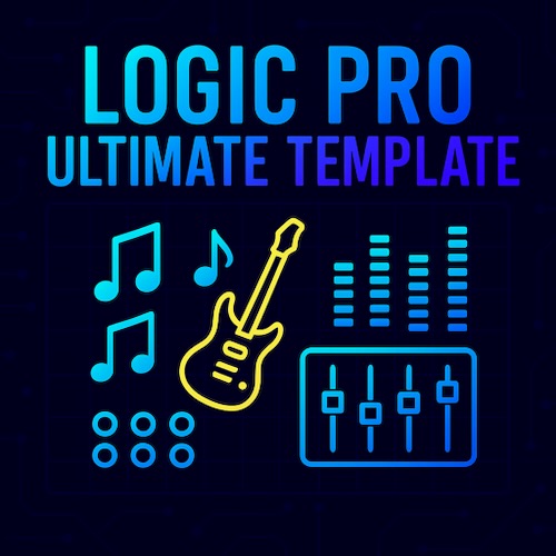 Cr8ive Audio「Logic Pro - Ultimate Template (Beginner)」作曲・ミックス・マスタリングまで効率化できる初心者向けLogic Proテンプレート｜DTMプラグインセール