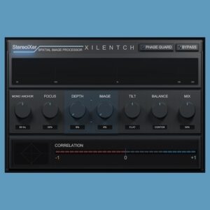Xilentch「StereoiXer」音の広がりだけでなく奥行きや立体感まで細かく調整できるマルチバンド・ステレオイメージャー｜DTMプラグインセール
