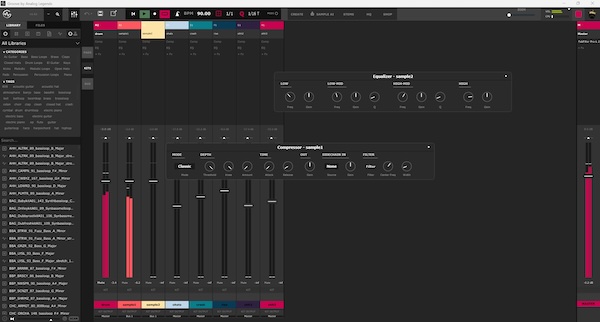 Analog Legends「GROOVE Production Suite」16種類のハードウェアモデリングサンプラーやAIサンプル生成、AIステム分離を搭載したスタンドアロン音楽制作ソフト|DTMプラグインセール