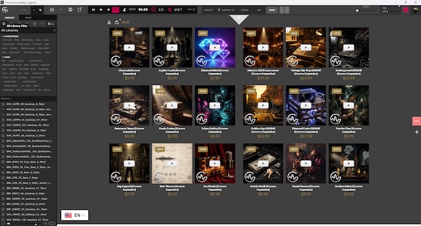 Analog Legends「GROOVE Production Suite」16種類のハードウェアモデリングサンプラーやAIサンプル生成、AIステム分離を搭載したスタンドアロン音楽制作ソフト|DTMプラグインセール