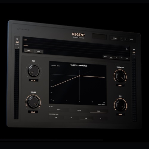 AZPEX AUDIO「REGENT」パラレルクリッピング・ADAA・最大8倍オーバーサンプリングに対応！ピークを自然にコントロールできる無料クリッパープラグイン｜DTMプラグインセール