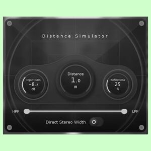 194dB Audio「Distance Simulator」音量を下げるだけでは再現できないリアルな距離感や空間の奥行きをワンノブで演出できるオーディオプラグイン｜DTMプラグインセール