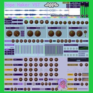 Dope Science「Dope Maker」サンプルの再生開始位置をランダム化して毎回違うフレーズやサウンドを生み出せるクリエイティブサンプラー｜DTMプラグインセール