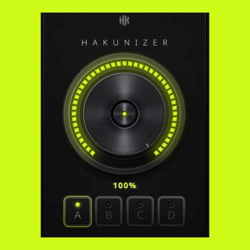 HAKUNA「HAKUNIZER」ノブ1つで音に厚みや存在感を加えられるワンノブ・オーディオプラグイン｜DTMプラグインセール