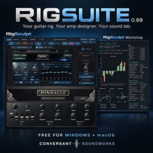 Conversant Soundworks「RigSuite」NAMライブラリの管理、アンプ設計、エフェクト、自由なルーティングまで対応したオールインワンギターリグソフト｜DTMプラグインセール