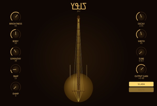 hergezod「Jali - Synthesized Kora」物理モデリングでマリの伝統楽器「コラ」の弦の振動や共鳴をリアルタイムに再現したVST3インストゥルメント|DTMプラグインセール