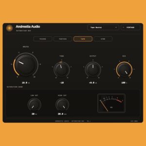 Andrestia Audio「Saturation Box」4種類のアナログサチュレーションモデルを搭載し、真空管・テープ・トランスの質感を再現できるプラグイン｜DTMプラグインセール