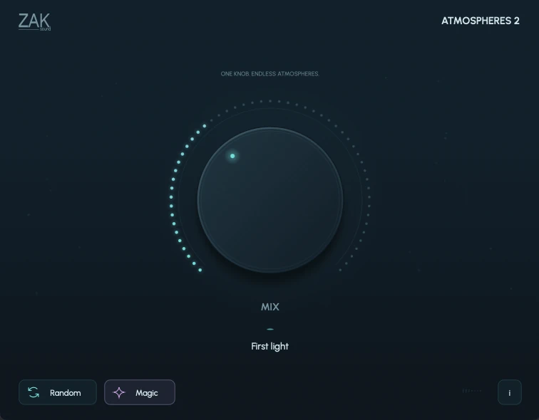 ZAK Sound「Atmospheres 2」言葉でイメージした空間をリバーブに変換！テキストプロンプトから残響を生成できる無料クリエイティブリバーブ｜DTMプラグインセール