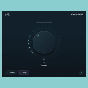 ZAK Sound「Atmospheres 2」言葉でイメージした空間をリバーブに変換！テキストプロンプトから残響を生成できる無料クリエイティブリバーブ｜DTMプラグインセール
