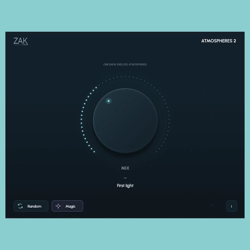 ZAK Sound「Atmospheres 2」言葉でイメージした空間をリバーブに変換！テキストプロンプトから残響を生成できる無料クリエイティブリバーブ｜DTMプラグインセール