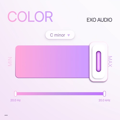 Exo Audio「COLOR」キーを選んで1ノブを回すだけで音に変化を加えられる無料エフェクトプラグイン｜DTMプラグインセール