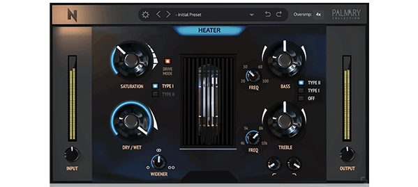 NoiseAsh「Heater v2」アナログの温かさと太さをプラス！2種類のサチュレーションとEQを搭載したトーンシェイピングプラグイン｜DTMプラグインセール