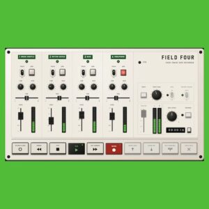 Filmic Gaze「Field Four」4トラックだけで録音・バウンス・ミックス！Portastudioに着想を得たWindows用無料レコーダー｜DTMプラグインセール