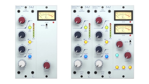 Rupert Neve Designs「542 Tape Emulator」アナログテープの質感とSilk Red / Blueの倍音を加えられるサチュレーションプラグイン|DTMプラグインセール