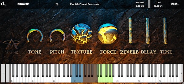 Joonas Ylänne「Finnish Forest Percussion」フィンランドの森で木・石・枝・葉などを録音した24種類の自然系パーカッション音源｜DTMプラグインセール