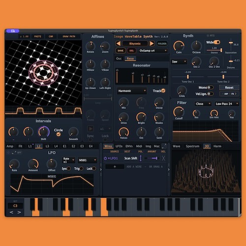 Tugrul Akyuz「TugImgSynth 2.0.0」静止画から動画、ライブカメラまで音源に！“目で見えるもの”を演奏できる画像シンセ｜DTMプラグインセール
