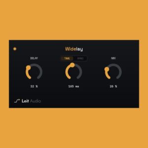 Leit Audio「Widelay」奥行きではなく“横への広がり”を作る！反復するほどステレオ幅が広がる無料ディレイプラグイン｜DTMプラグインセール